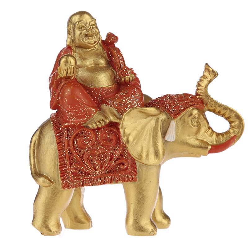 Mini Lucky Buddha and Elephant