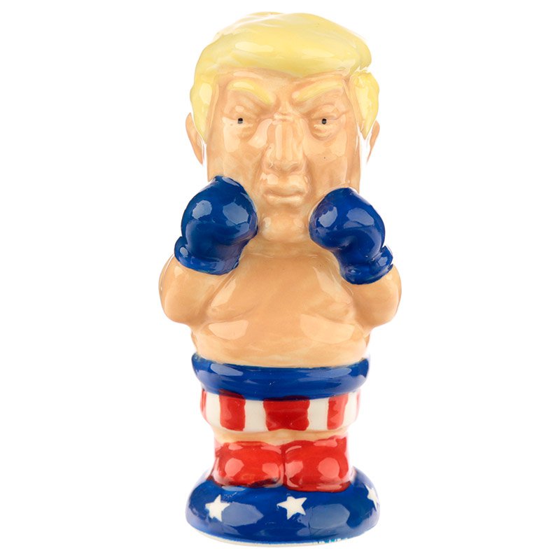 Boxer President and Rocket Man Salt and Pepper Set