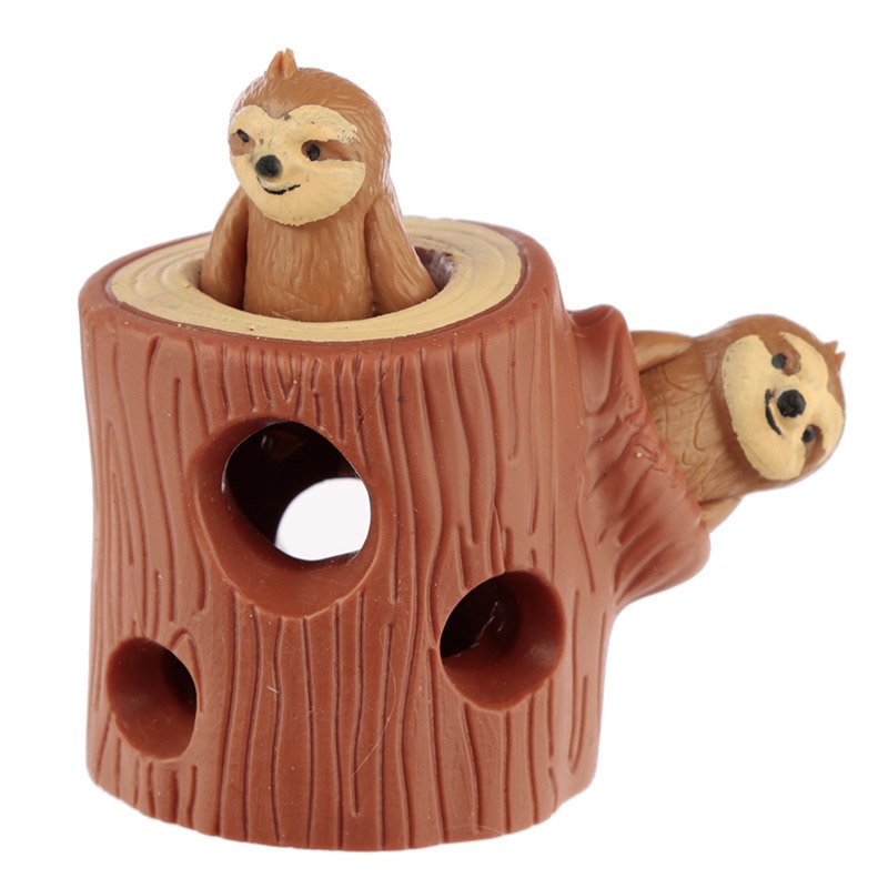 Kids Squeezy Hide and Seek Sloth Toy