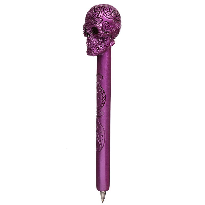Metallic Skull Pen (Assorted)