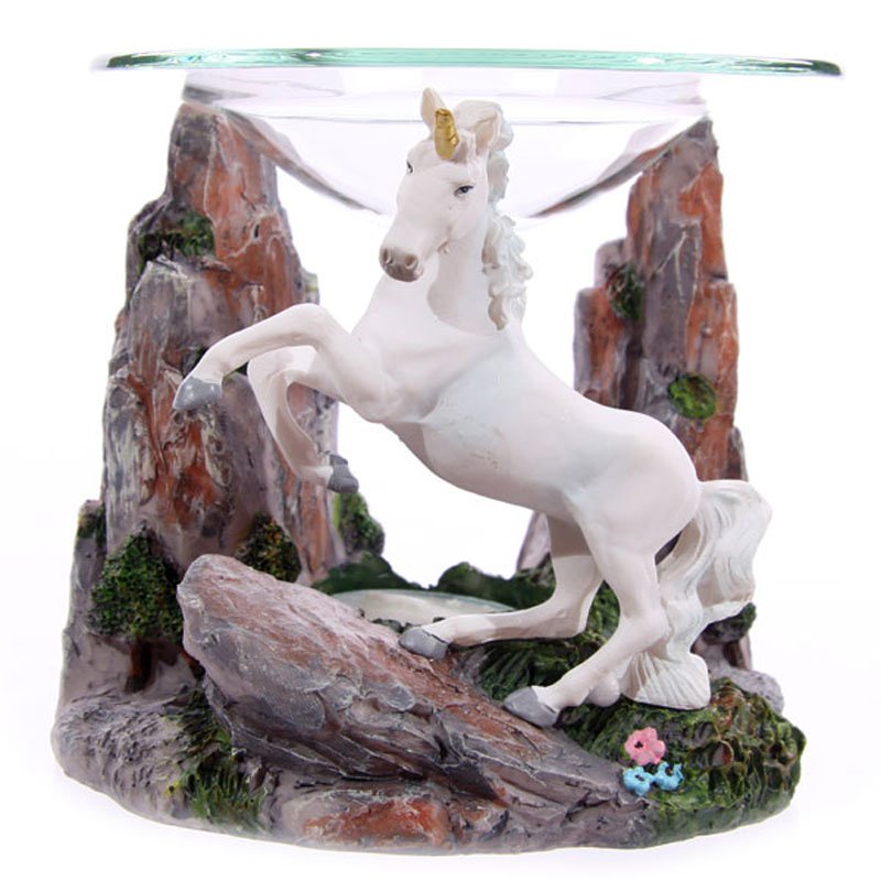 Unicorn Oil Burner with Glass Dish