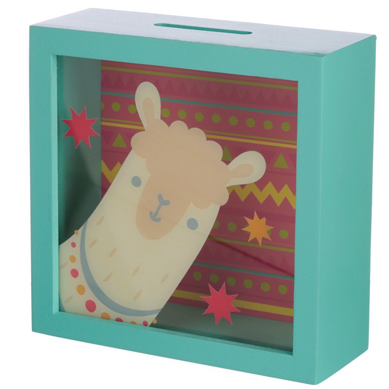 See Your Savings Money Box - Llama