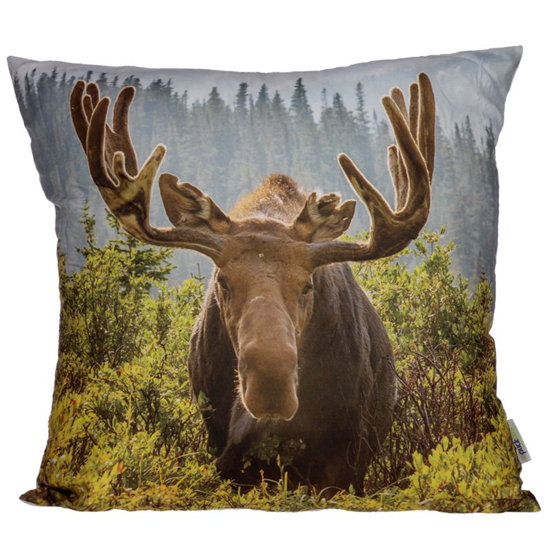 Cushion with Insert - Moose Photo