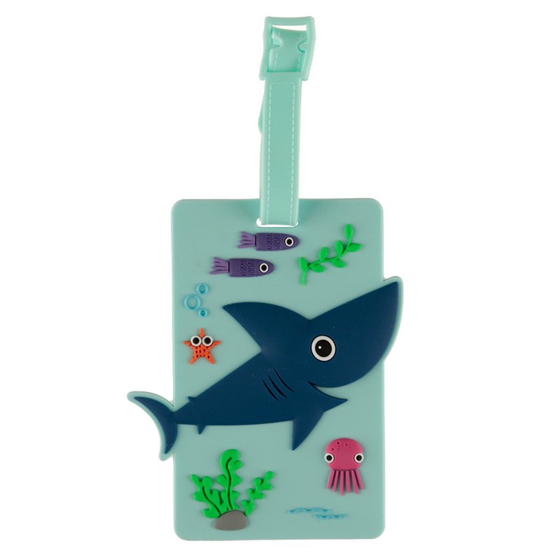 PVC Luggage Tag - Shark