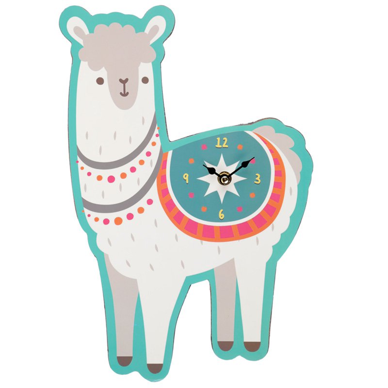 Llama Wall Clock