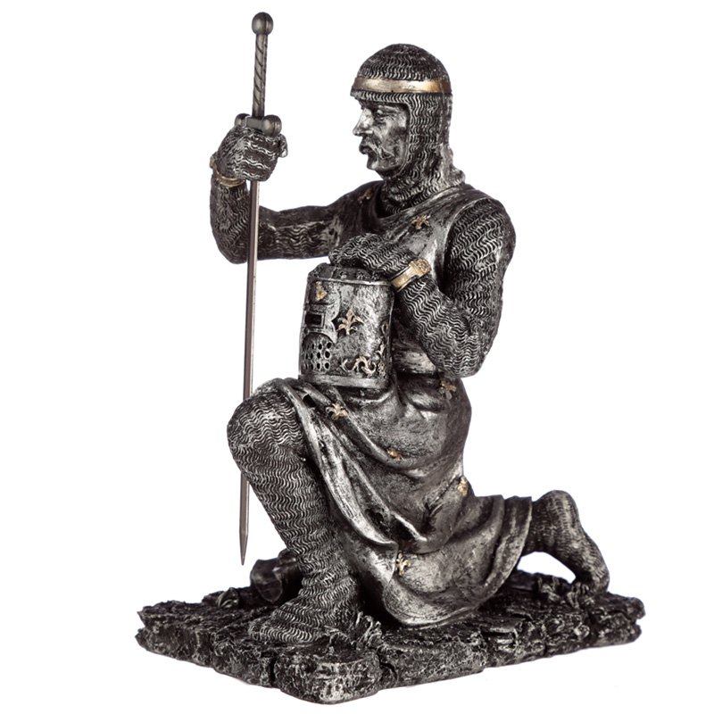 Kneeling Knight Figurine