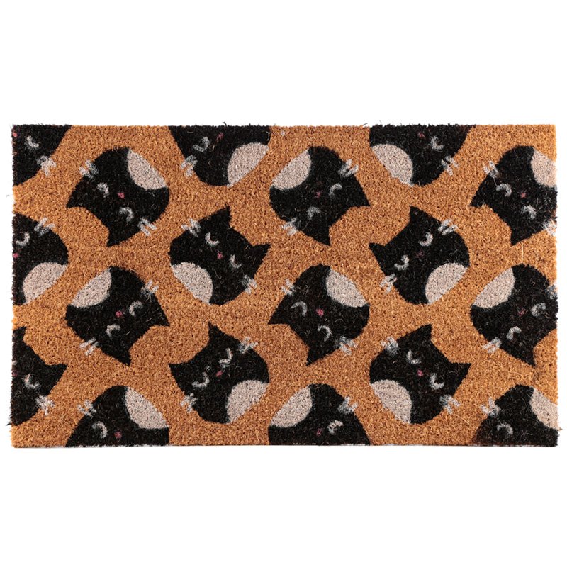 Coir Door Mat - Feline Fine Cat