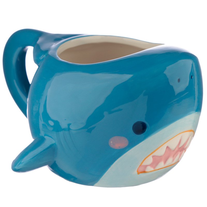 Fun Collectable Shark Head Ceramic Mug