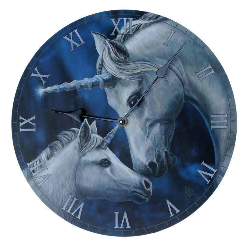 Sacred Love Unicorn Wall Clock