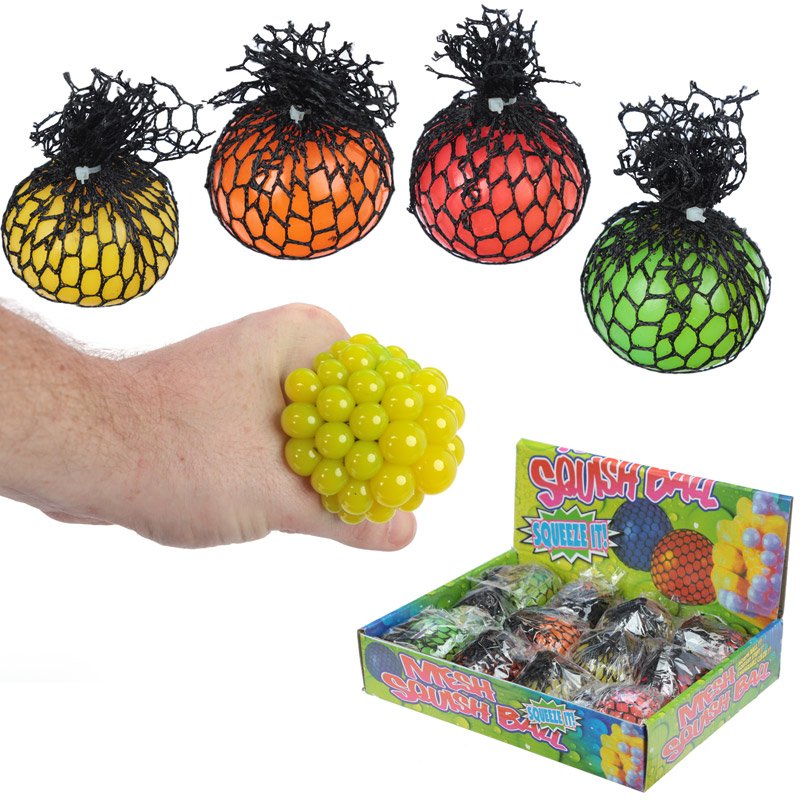 Kids Squeezy Ball in a Net