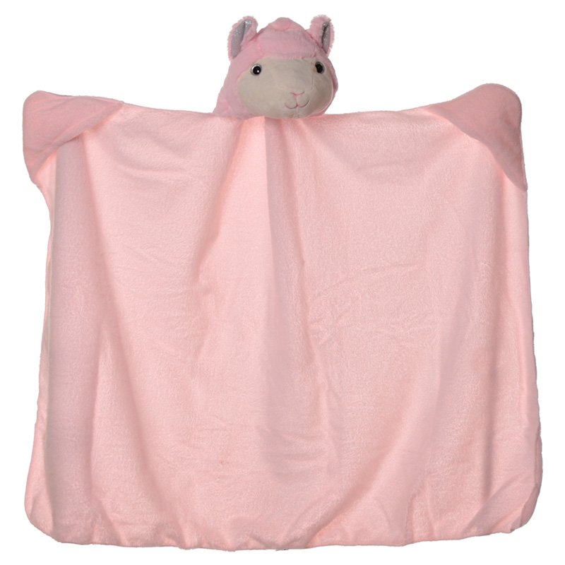 Plush Pink Llama Wearable Blanket