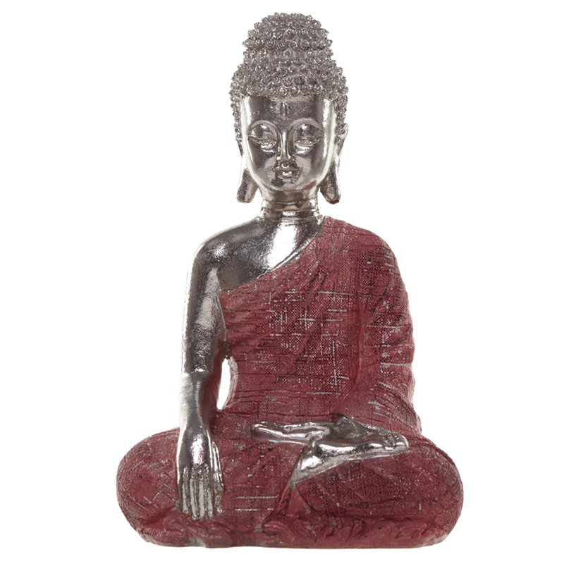 Thai Buddha Figurine - Metallic Meditation