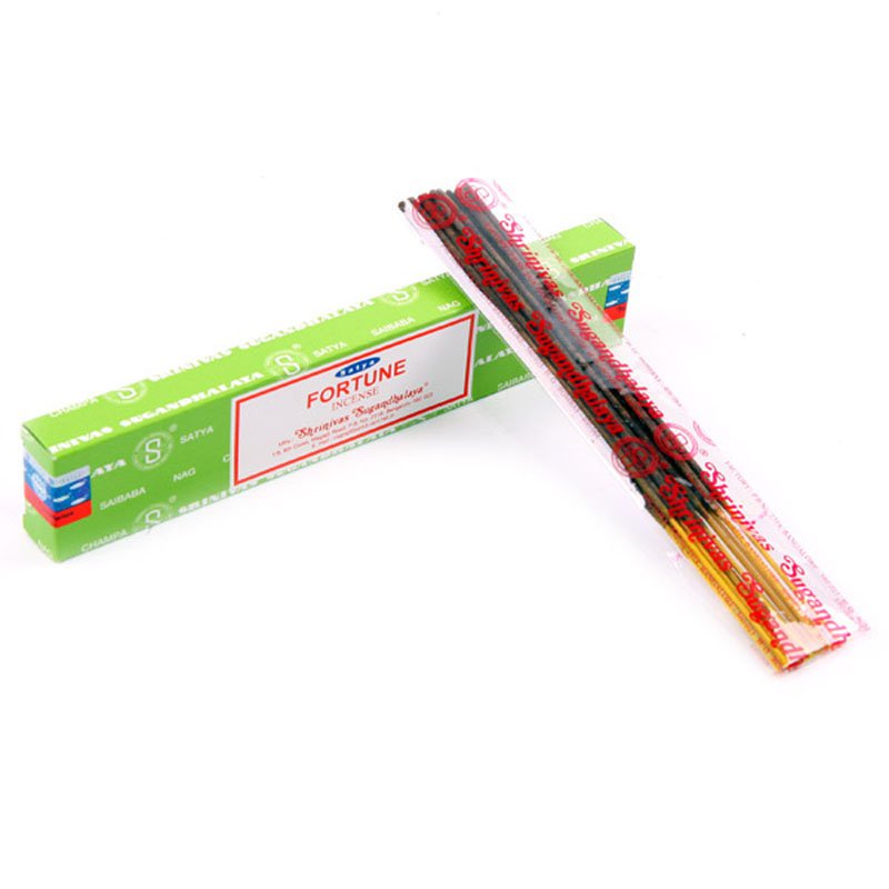 Satya Nag Champa Incense Sticks - Fortune (12 Packs)