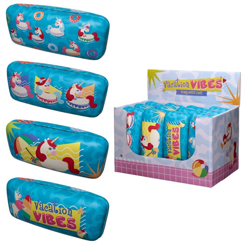 Unicorns Vacation Vibes Sunglasses Case