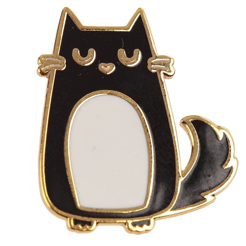 Cat Enamel Pin Badge