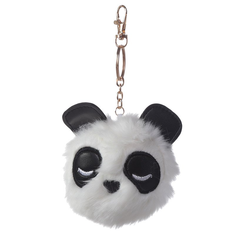 Pom Pom Keyring - Panda