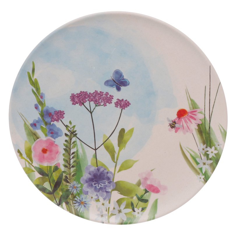 Botanical Gardens Eco Friendly Set of 4 Plates