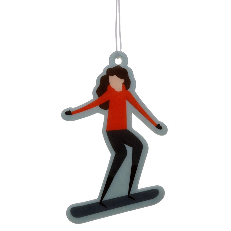 Snowboarding Mint Scented Air Freshener