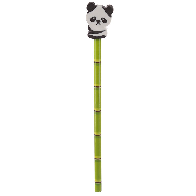 Panda Pencil and Eraser