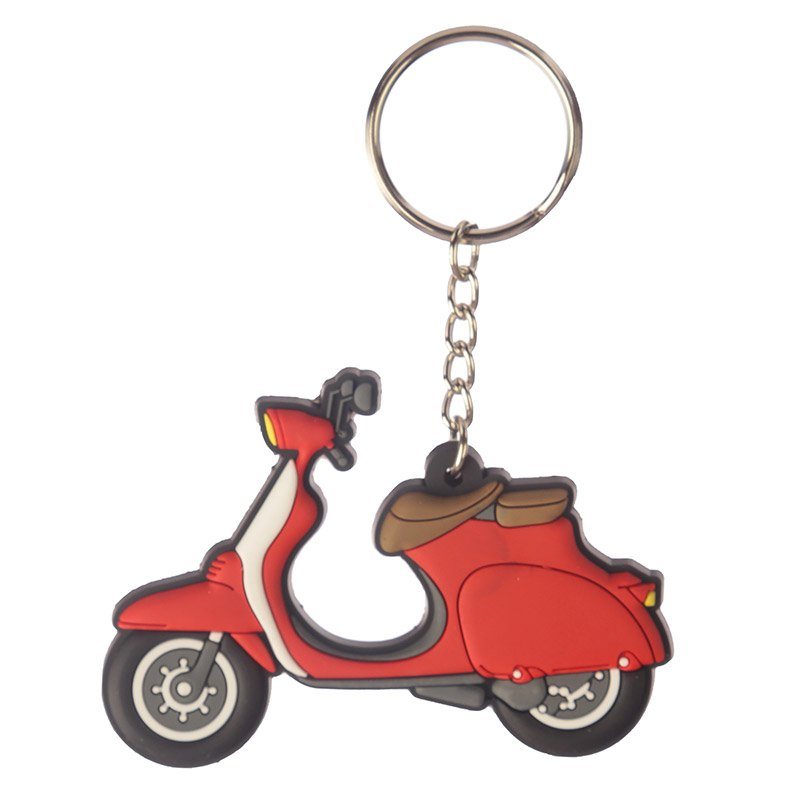 PVC Keyring - Scooter