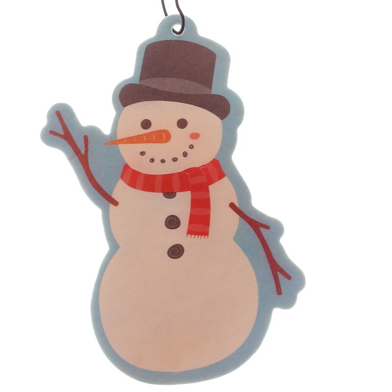Snowman Cinnamon Scented Christmas Air Freshener