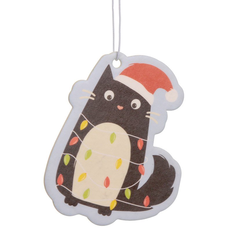 Nutmeg Scented Christmas Cat Air Freshener