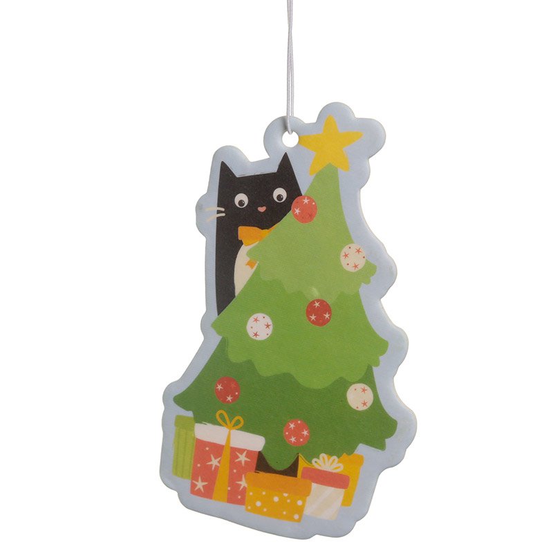 Cinnamon Spice Scented Christmas Cat Air Freshener
