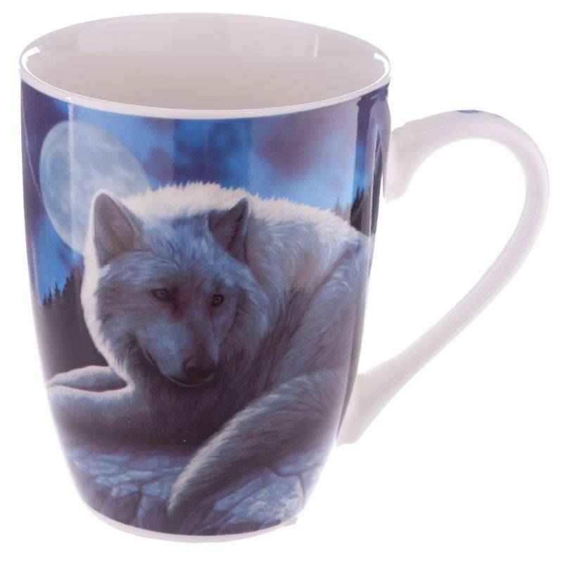 Bone China Mug - Wolf Guardian