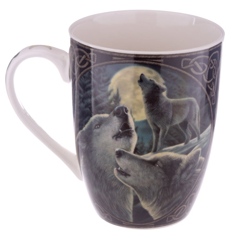 Bone China Wolf Song Mug
