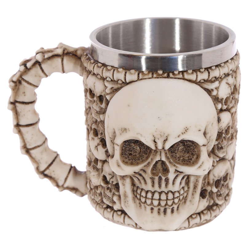 Gothic Multi Skull Tankard