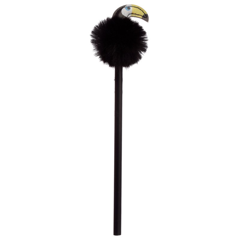 Toucan Pom Pom Pencil with Topper