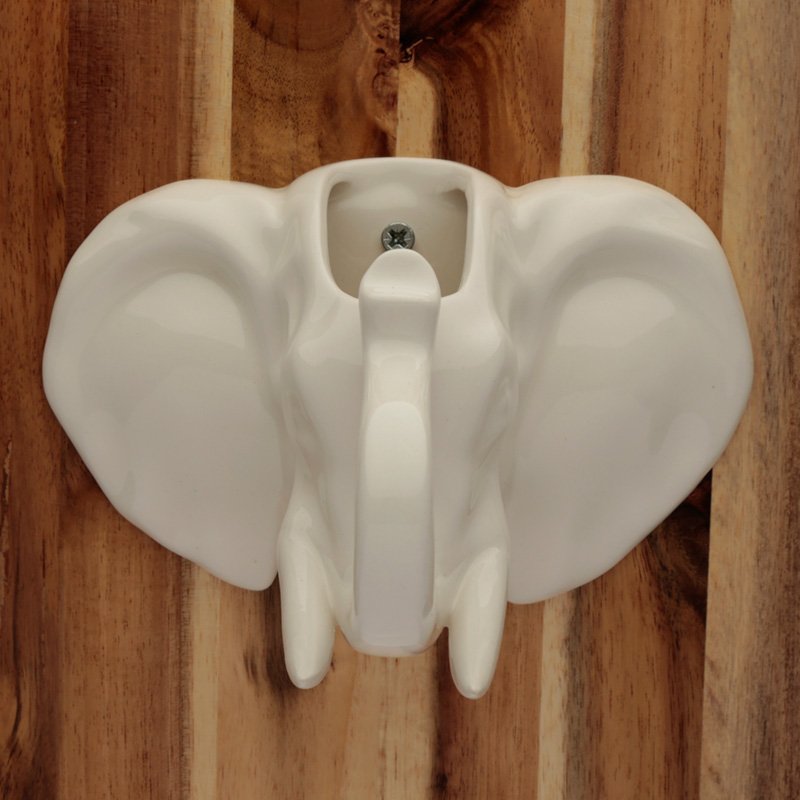 Ceramic Indoor Wall Planter - Elephant