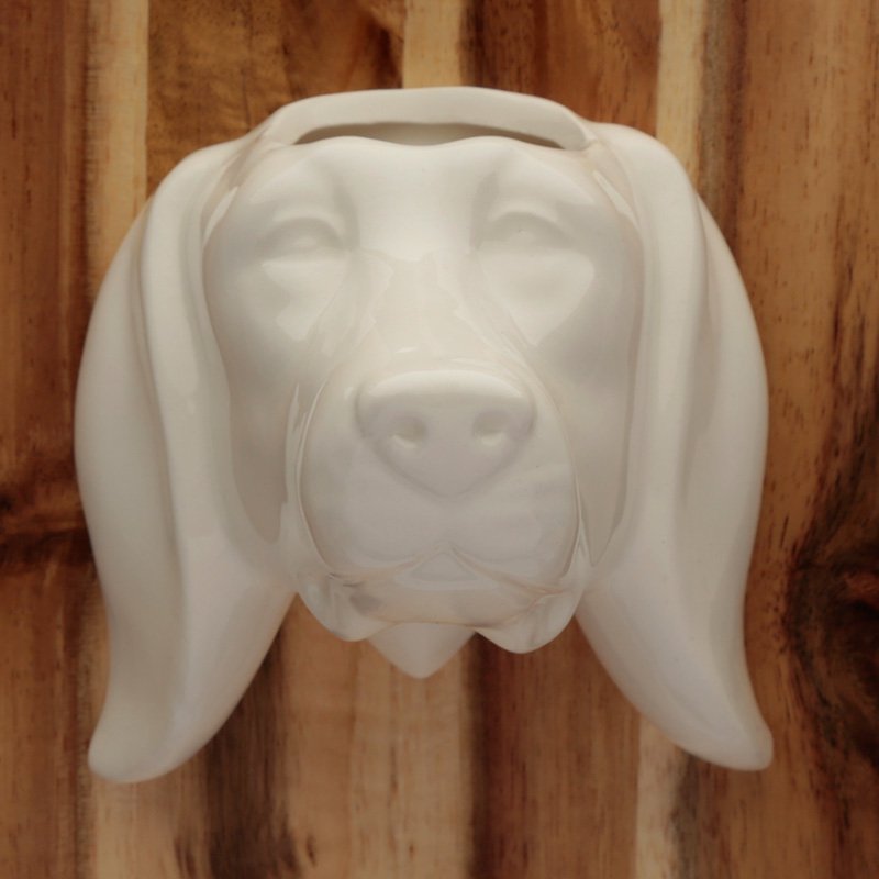 Ceramic Indoor Wall Planter - Dog