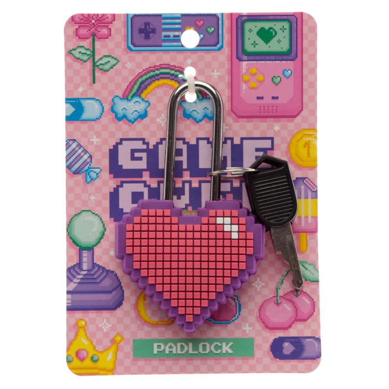 Retro Gaming PVC Padlock