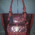 SHARIF SEQUIN TOTE WITH REMOVABLE FRONT POCKET CROSSBODY
