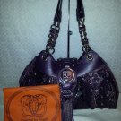 Sharif Embellished Fringed Shopper with Leather Trim