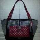 NWT COACH PARK QUILTED COLORBLOCK CARRIE $398