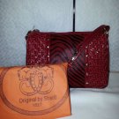 Sharif Printed Calf-hair and Patent Leather Crossbody