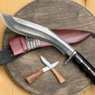 BRITISH GURKHA AFGHAN ISSUE KHUKURI KHUKRI KUKRI KNIFE 10-INCH FULL TANG BROWN