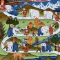 SAMATHA MEDITATION WAY TO HEAVEN ELEPHANT PATH ORIGINAL TIBETAN THANGKA ART
