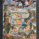 SAMATHA MEDITATION WAY TO HEAVEN THANGKA NINE STAGES ELEPHANT PATH BUDDHIST ART