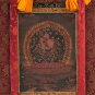 ORIGINAL CITIPATI/ DANCING HAPPY SKELETON OIL VARNISHED TIBETAN THANGKA PAINTING