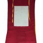 LORD SHIVA/ SHANKAR/ MAHADEVA ORIGINAL HINDU THANGKA PAINTING WITH SILK BROCADE