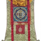 KALACHAKRA MANDALA WHEEL OF LIFE ORIGINAL TIBETAN THANGKA PAINTING SILK FRAMED