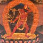 VAJRAYOGINI THANGKA | DAKINI YOGINI | OIL VARNISHED HAND PAINTED ART WITH SILK