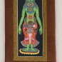 SEVEN VITAL CHAKRA ORIGINAL TIBETAN THANGKA PAINTING WITH SILK BROCADE
