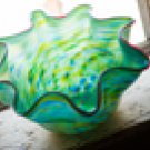 Emerald Enchantment Art Glass Bowl BB01