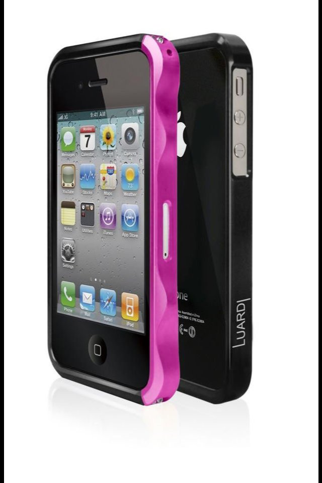 Luardi Aircraft-Grade aluminum bumper for iphone 4 4S