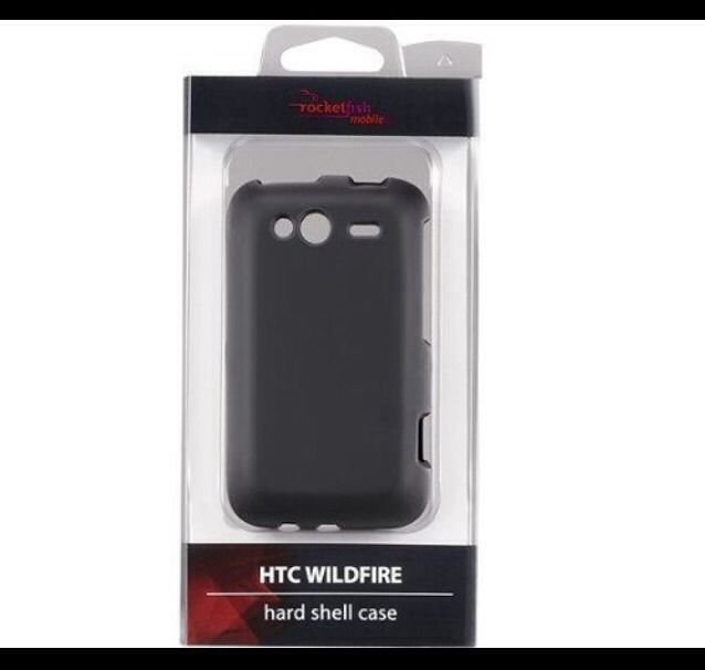 RocketFish Hard Shell Case for HTC Wildfire  (RF-HWTH2B) Black