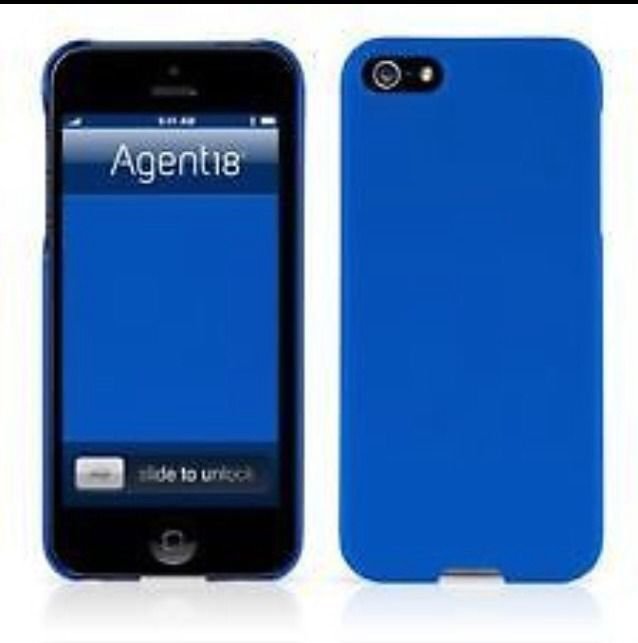 Agent18 SlimShield Case for Iphone 5  5S  Blue or  Red